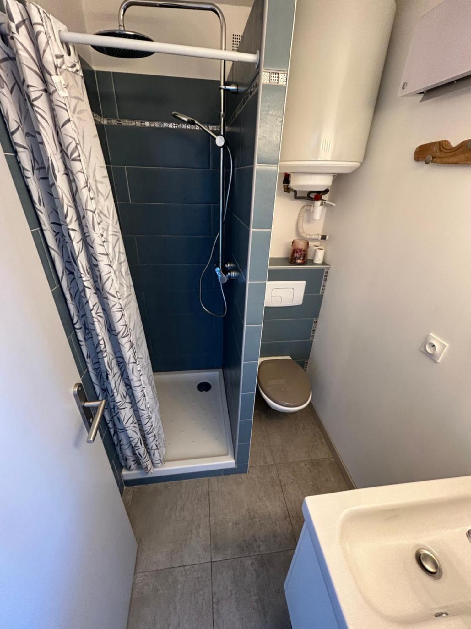 Estudio 1Ere Ligne Vue Mer ,Place De Parking Privee Acces A La Plage De La Residence 3Eme Etage Палава-ле-Фло Экстерьер фото
